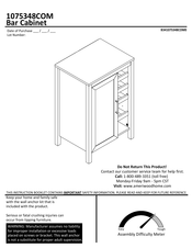 Ameriwood HOME 1075348COM Manual Del Usuario