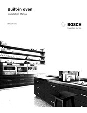 Bosch HBE5451UC Manual De Instalación