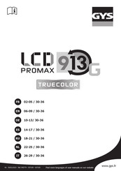 GYS LCD PROMAX 13 G TRUE COLOR Manual Del Usuario