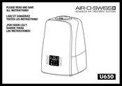 Air-O-Swiss U650 Instrucciones Para El Uso