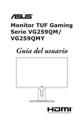 Asus VG259QMY Serie Guia Del Usuario