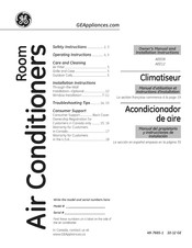 GE AEE12 Manual Del Propietario Y Instrucciones De Instalación