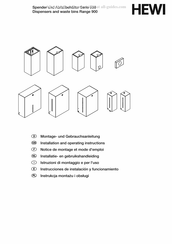 Hewi 900.06.004XA Instrucciones De Instalación Y Funcionamiento