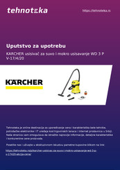 Kärcher WD 3 P V-17/4/20 Manual Del Usuario