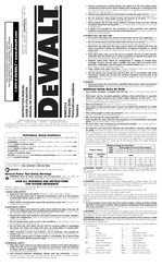 DeWalt DWE1014 Manual De Instrucciones