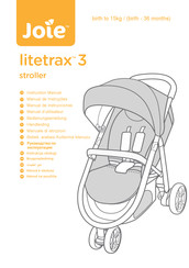 Joie litetrax 3 Manual De Instrucciones