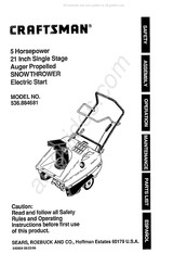 Craftsman 536.884681 Manual Del Usuario