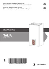 CHAFFOTEAUX TALIA 25 CF Instrucciones De Instalación Y De Utilización