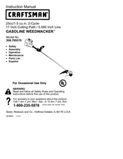 Craftsman WEEDWACKER 358.795570 Manual De Instrucciones