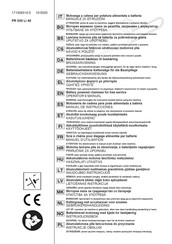 Stiga PR 500 Li 48 Manual De Instrucciones