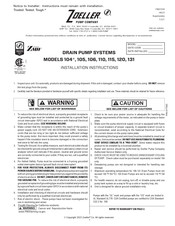 Zoeller 115 Instrucciones Para La Instalación