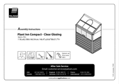Palram Plant Inn Compact-Clear Glazing Instrucciones De Montaje