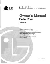 LG DLEV833W Manual Del Propietário