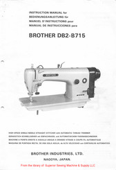 Brother DB2-B715 Manual De Instrucciones