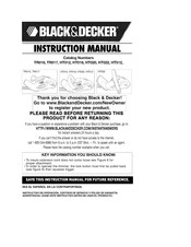 Black and Decker HT020 Manual De Instrucciones