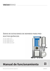 vacuubrand PC 3001 VARIO select Manual De Funcionamiento