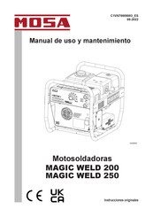 Mosa MAGIC WELD 250 Manual De Uso Y Mantenimiento