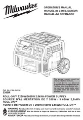 Milwaukee ROLL-ON 3300R Manual Del Operador