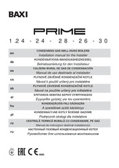 Baxi EVOlution PRIME 1.24 Manual De Uso