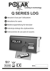 Polar Q209 LOG Instrucciones De Uso Para El Usuario