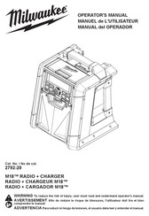 Milwaukee 2792-20 Manual Del Operador