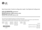 LG 27MR400 Guía Rápida De Configuración