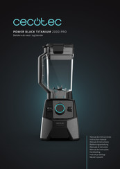 cecotec Power Black Titanium 2000 Pro Manual De Instrucciones