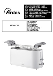 ARDES ARTOAST02 Folleto De Instrucciones