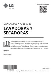 LG WD12VVC4S6C Manual Del Propietário