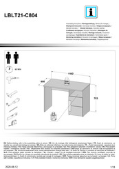 Forte LBLT21-C804 Instrucciones De Montaje