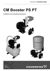 Grundfos CM Booster PS PT Instrucciones De Instalación Y Funcionamiento