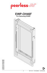 peerless-AV EWP-OH46F Instrucciones De Montaje