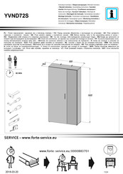 Forte YVND72S Instrucciones De Montaje