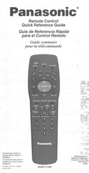 Panasonic EUR511170B Guía De Referencia Rápida