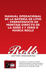 Rolls R36V Manual