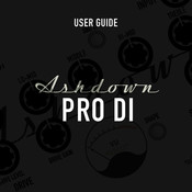 Ashdown Engineering PRO DI Guia Del Usuario