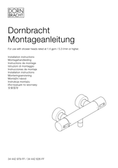 Dornbracht 34 442 979-FF Instrucciones De Montaje