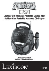 LEXIBOOK MARVEL Spider-Man K11SP Manual De Instrucciones