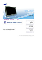 Samsung SyncMaster 820TSn Manual De Instrucciones