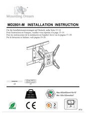 Mounting Dream MD2801-M Instrucciones De Montaje