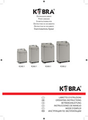 Kobra K240.1 Instrucciones De Manejo