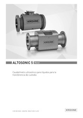 KROHNE ALTOSONIC 5 Manual