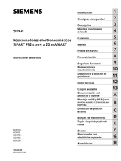 Siemens SIPART PS2 6DR51 Instrucciones De Servicio