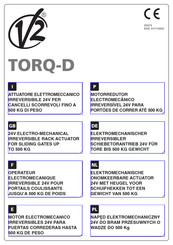 V2 TORQ500D-24V Manual Del Usuario