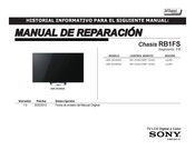 Sony RM- YD087/RMF- YD001 Manual De Reparación