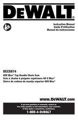 DeWalt DCCS674 Manual De Instrucciones