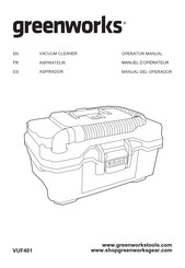 GreenWorks WDV40L410 Manual Del Operador