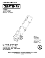 Craftsman 316.292601 Manual De Instrucciones