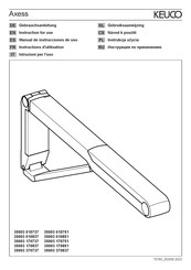 KEUCO Axess 35003 010837 Manual De Instrucciones De Uso