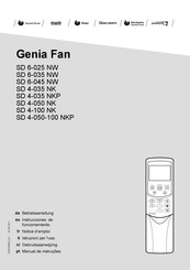 Saunier Duval Genia SD 6-025 NW Instrucciones De Funcionamiento